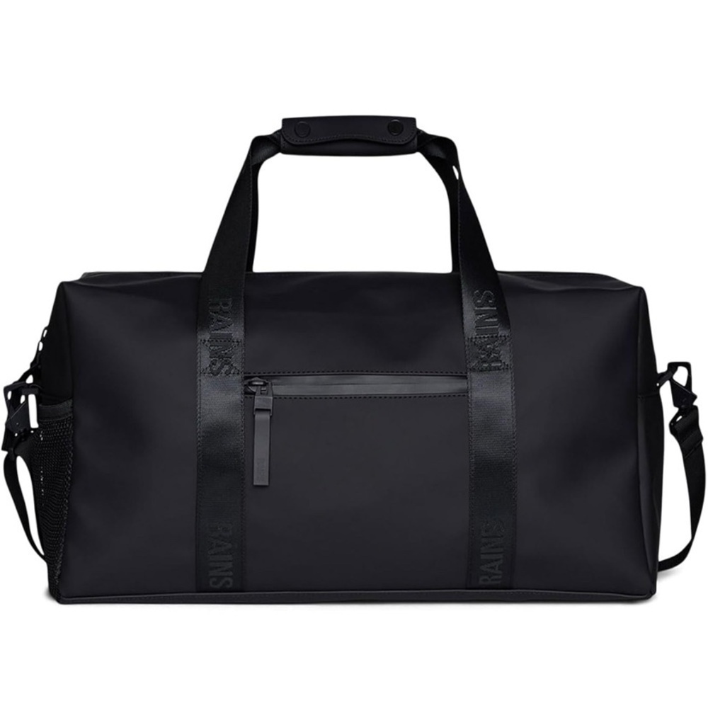 RAINS Trail Gym Bag Black Waterproof Sports Bag 10 X 19.4